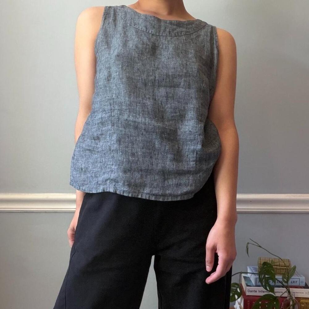 FLAX linen tank top